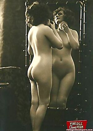 Vintage naked mirror