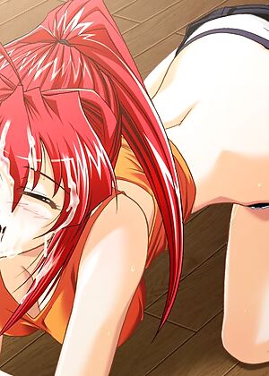 Redhead hentai won