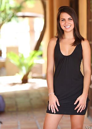 Bree shows off pussy