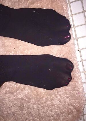 black nylons girlfriend